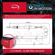 Image of Handbrake Cable Rear Right CAB1358 Apec Hand Brake Parking 8200440525 8200662794