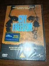 Image of cry freedom dvd new and sealed