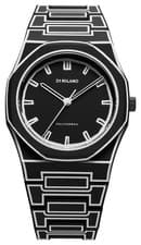 Image of D1 Milano Polycarbon Black Sketch (40.5mm) Matte Black Dial / Black PCBJ33 Watch