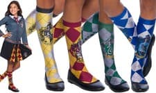 Image of Official Warner Harry Potter Hogwarts House Knee High Socks Fancy Dress Costume
