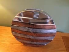 Image of Stunning Contemporary Designs Aluminium Vases Copper / Silver / Grey Handcrafted