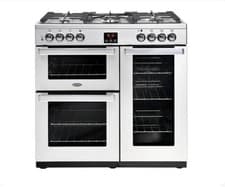 Image of Belling Cookcentre X90G PROF 444411723 90Cm range Cooker - Stainless Steel