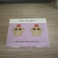 Image of FRIENDS Turkey Shape Tropical Bath Fizzers. Bath Bombs. 2 X 50g
