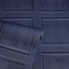 Image of Arthouse Washed Panel Wallpaper Wood Effect Charcoal Navy Rustic Traditional