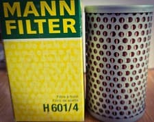 Image of Hydraulic Filter H601/4 by MANN-FILTER - Single