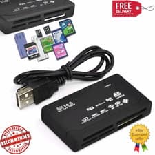 Image of All In One USB 2.0 Memory Card Reader CF TF SD XD M2 Micro SD Multi Card Adapter