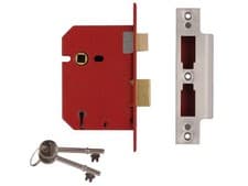 Image of Union 2201 5 Lever Mortice Sashlock Brass Finish 65mm 2.5in Box