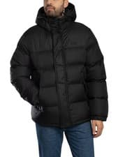Image of Superdry Men's Hooded Tech Padded Jacket, Black