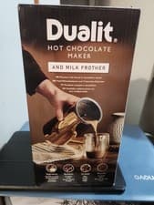 Image of Dualit Handheld Hot Chocolate Maker & Milk Frother 340ml -Black NEW