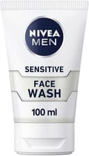 Image of NIVEA MEN Sensitive Face Wash with Zero Percent Alcohol (100 ml), Men's Face