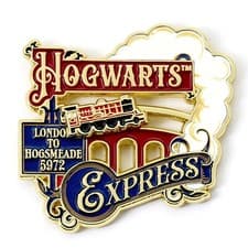 Image of Official Harry Potter Hogwarts Express Sliding Pin Badge