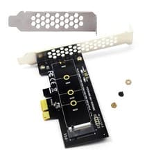 Image of PCI-Express 1X to M.2 NGFF Adapter Card PCIE 3.0 X1 to NVME SSD M2 Support 2242