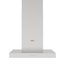 Image of Belling 80cm T Shape Chimney Cooker Hood - Stainless Steel 444411683