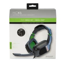 Image of GIOTECK HCX1 WIRED STEREO GAMING HEADSET BLACK GREEN 3.5MM AUX PLUG & PLAY