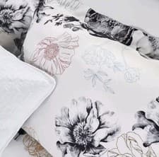 Image of 2x Ted Baker Fresh Start Oxford Pair Pillowcases White 100% Cotton
