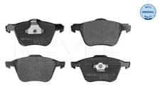 Image of MEYLE Brake Pad Set Front With Anti-Squeak Plate Fits Volvo S60 S80 V70 XC90
