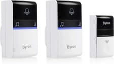 Image of Byron Twin Pack Wireless Doorbell Set 16 Melodies
