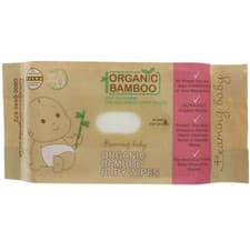 Image of Beaming Baby Organic Bamboo Baby Wipes - 80 Wipes