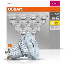 Image of OSRAM LED Base PAR16 LED-Reflector Lamp 4.3 W GU10-base - Pack of 10