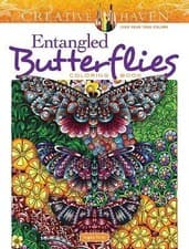 Image of Creative Haven Entangled Butterflies Coloring Book