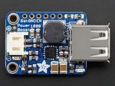 Image of Adafruit PowerBoost 1000 Basic, 5V USB Boost @ 1000mA from 1.8V+, 2030