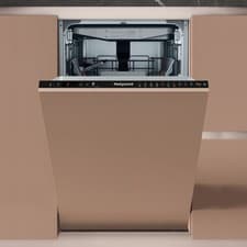 Image of Hotpoint Integrated Slimline Dishwasher - 3D Zone ActiveDry Blac HP6IC11BS7LA0UK