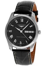 Image of Longines Master Collection AUTO 40MM SS Leather Men's Watch L2.910.4.51.7
