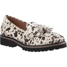 Image of Hush Puppies Ginny Suede Women's Animal Loafers New