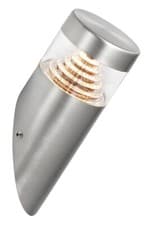 Image of Modern 3W LED Stainless Steel Outdoor Single Wall Light Garden Lamp IP44