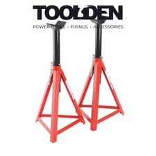 Image of Sealey AS3000 Axle Stands (Pair) 2.5tonne Capacity per Stand Medium Height
