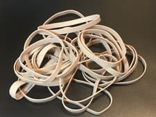 Image of Quality Elastic Rubber Bands Full Bag 454g 1lb *HUGE RANGE* *LOW PRICES*