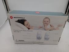 Image of Motorola MBP 10 Digital Audio Baby Monitor White Wireless High Sensitivity New