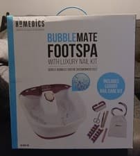 Image of Homedics Bubblemate Foot Spa and Massager with Keep Warm Function, Soothing Soak