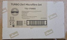 Image of Vileda Easy Wring and Clean Turbo 2 In 1 Microfibre Mop and Bucket Set-Grey New