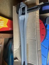Image of Stillson 14 Pipe Wrench Aluminum Steel