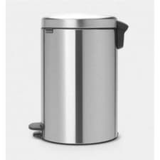 Image of Brabantia Pedal Bin Newlcon , 20L - Matt Steel
