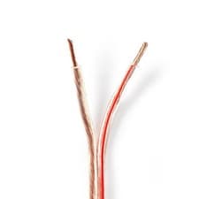 Image of 100m Transparent 4mm OFC 100% Copper Speaker Cable Wire Car Audio & Home HiFi