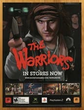 Image of 2005 The Warriors Playstation 2 PS2 Xbox Print Ad/Poster Video Game Promo Art
