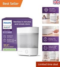 Image of 10-Minute Philips Avent Bottle Sterilizer - Protects Against 99.9% Germs, Unisex