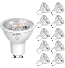 Image of GU10 LED Spot Light Bulbs Warm White 5W, 3000K, 365lm 10pk