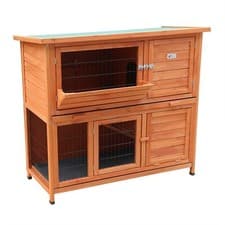 Image of RABBIT HUTCH 4FT GUINEA PIG HUTCHES RUN RUNS BUNNY BUSINESS THE BB-48-DDL-HR
