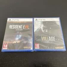Image of PS5 Resident Evil Bundle 8 Village & 7 GOLD BOTH New and sealed FREE FAST POST