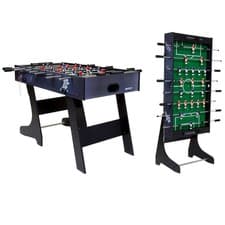 Image of Charles Bentley Premium 4ft Football Table Folding Games Table Foosball Sports