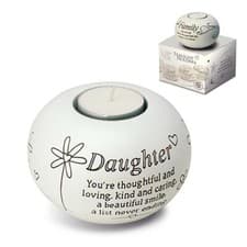 Image of Said with Sentiment Tealight Holder - Daughter