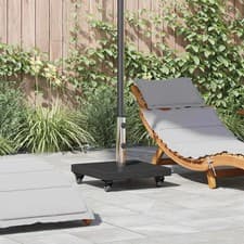 Image of Parasol Base Black 45 x 45 x 45 cm Granite vidaXL
