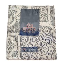 Image of BEDECK Of Belfast Standard Oxford Pillowcase Cotton 200 Thread Count Charcoal