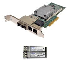 Image of IBM Network Card 10Gb SFP 1Gb Ethernet Adapter PCIe 4-Port 00E2719 FP