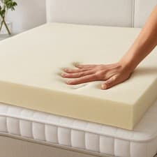 Image of 100% Memory Foam Mattress Topper – All Sizes & Depths – UK Made Bed Toppers