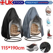 Image of Egg Chair Cover Waterproof Heavy Duty Hanging Egg Chair Cover Garden Outdoor New
