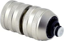 Image of Flopro Professional Metal Hose Water stop Connector, Chrome
